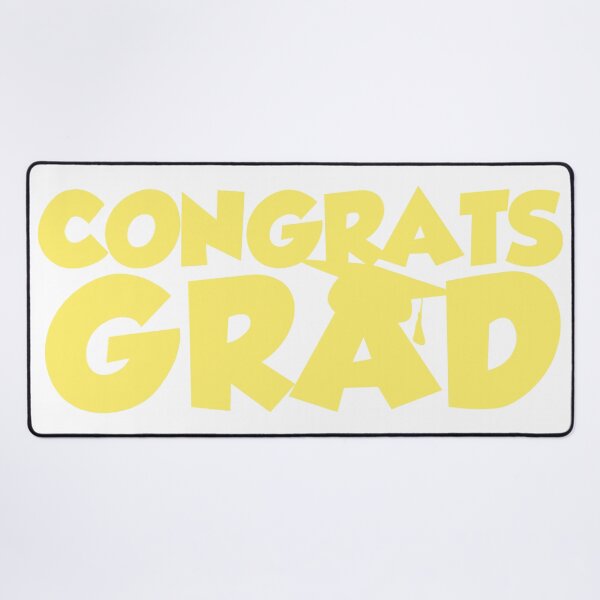 Item preview, Congrats Grad Yellow designed and sold by Designed By Rachel.