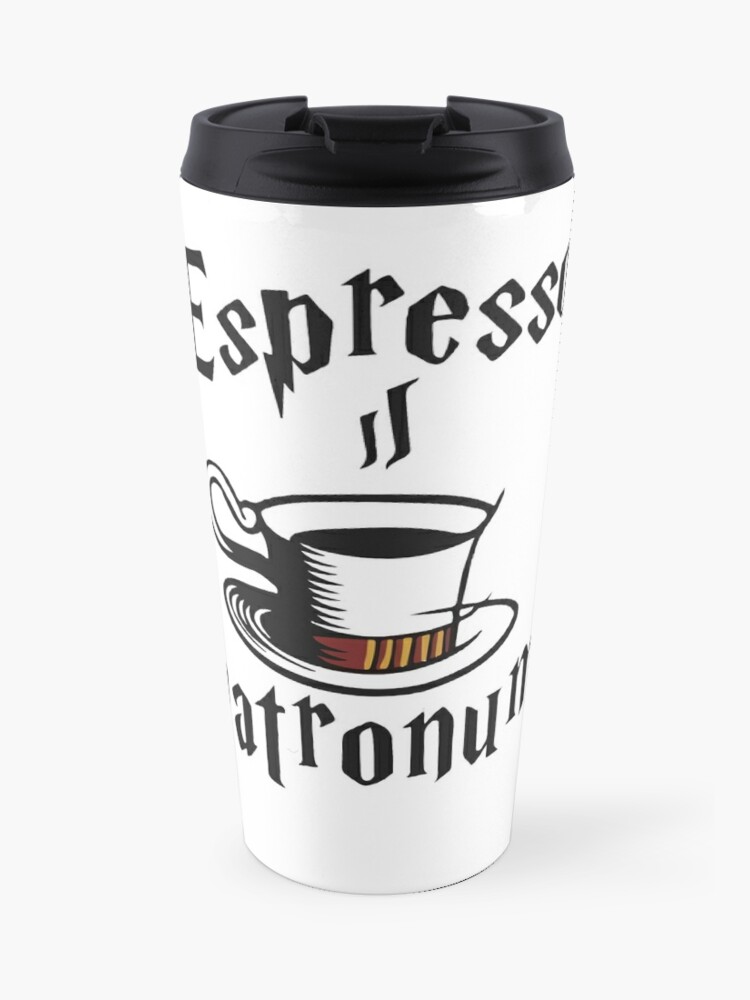 Espresso Patronum Travel Mug By Lolworld Redbubble