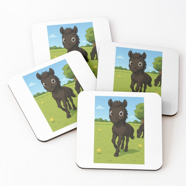 Item preview, Fell pony foal cartoon designed and sold by PiggiP.