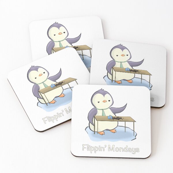 Item preview, Flippin’ mondays designed and sold by Waddle Into Art.