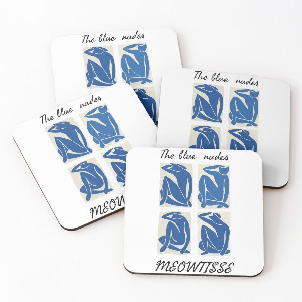 Item preview, The Blue Nudes by Hanri Meowtisse  designed and sold by The DayDreamer Cats .