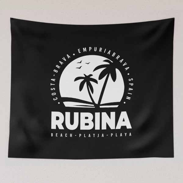 Item preview, Rubina Beach Souvenirs-Version Blanche designed and sold by CUBATSHIRT.