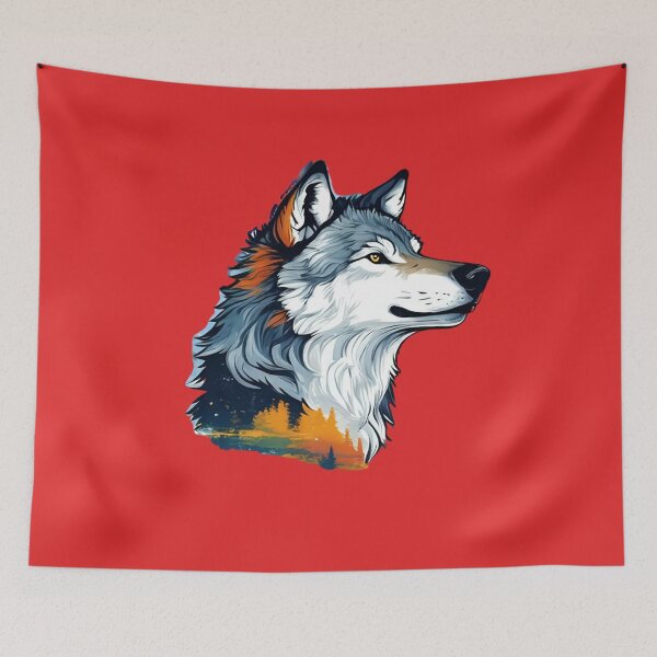 Item preview, Wolf and Forest - Call of Nature designed and sold by gpkool.