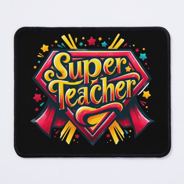 Item preview, Super Teacher Graphic Design: Heroic thank you for dedicated teachers – vector illustration in comic style designed and sold by KolbaVison.
