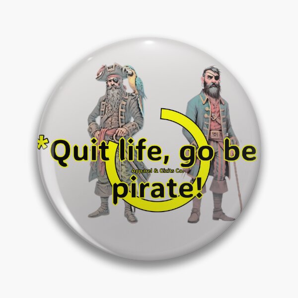 Artikelvorschau, Das Leben eines Piraten entworfen und verkauft von Buckers Apparel & Gizits.