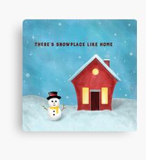 Warm Winter Home Canvas Print