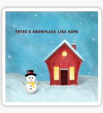 Warm Winter Home Sticker