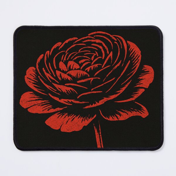 Item preview, Linocut Style Red Flower designed and sold by Pacika.