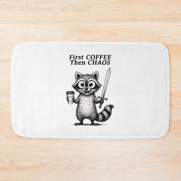 Item preview, First Coffee Then Chaos designed and sold by BurunaMD.
