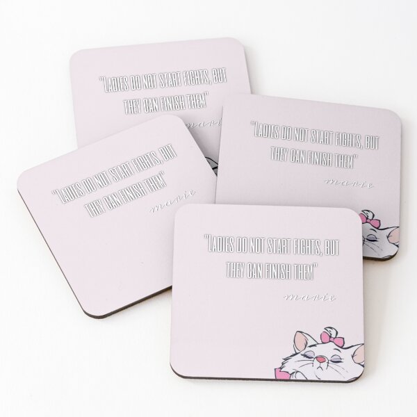 Item preview, Aristocats "Ladies do not start fights, but they can finish them," designed and sold by loonaprints.