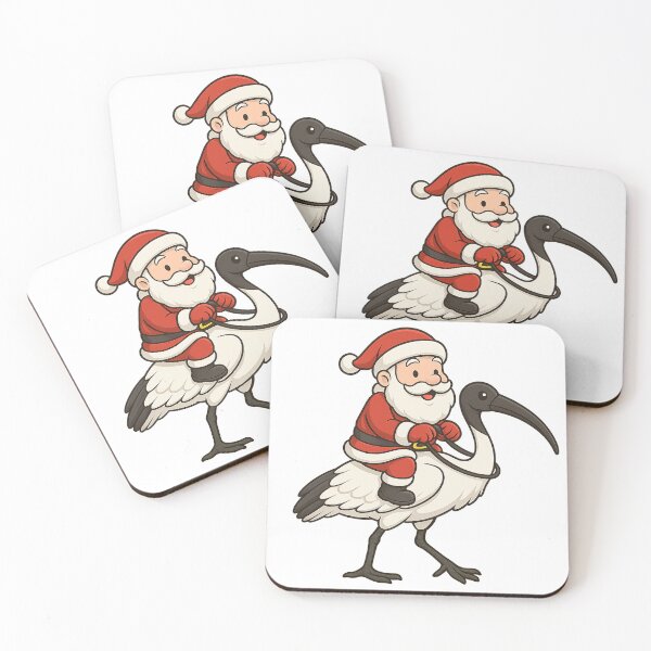 Item preview, Christmas Santa Bin Chicken designed and sold by LeoDaVinki.