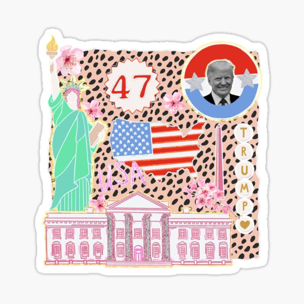 Item preview, Trump Preppy Collage  designed and sold by houseoftrend01.