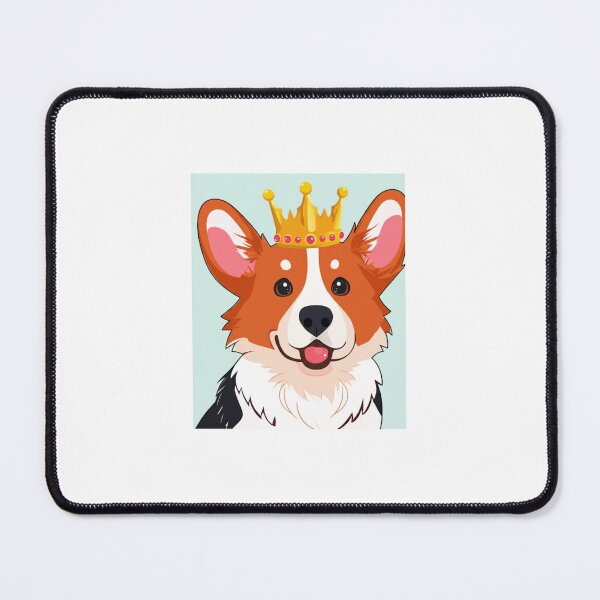 Item preview, Royal corgi with crown designed and sold by Darnwellart.