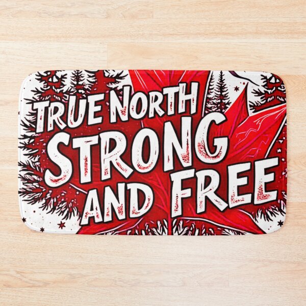 Item preview, True North Strong Free! designed and sold by Health And Fitness Posts e-Store.