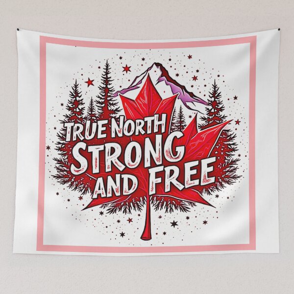 Item preview, True North Strong Free! designed and sold by Health And Fitness Posts e-Store.