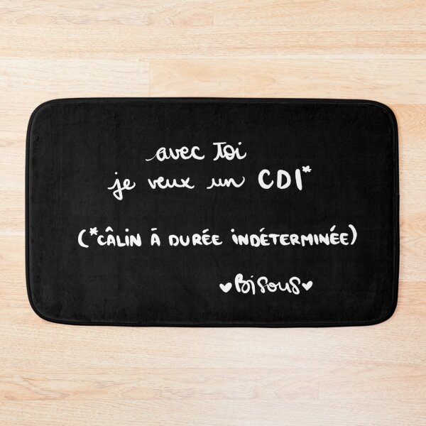 Item preview, With you I want a permanent contract (cuddle of indefinite duration) kisses designed and sold by Le Bureau des Rêves by Lafillequirevaittrop.