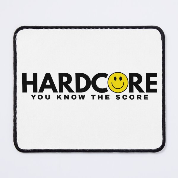 Item preview, Hardcore You Know The Score Smiley Rave Tee designed and sold by Brownpants.