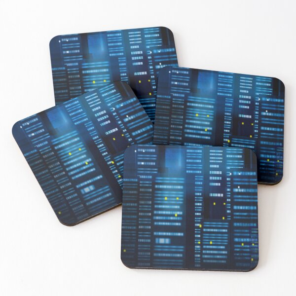 Item preview, Cityscape in Blue  designed and sold by Andrew  Hitchen.