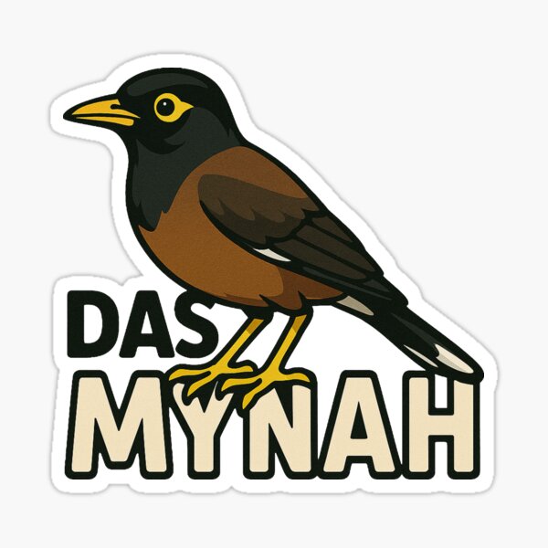 Item preview, Das Mynah Bird Hawaii Local Slang designed and sold by peachycrossing.