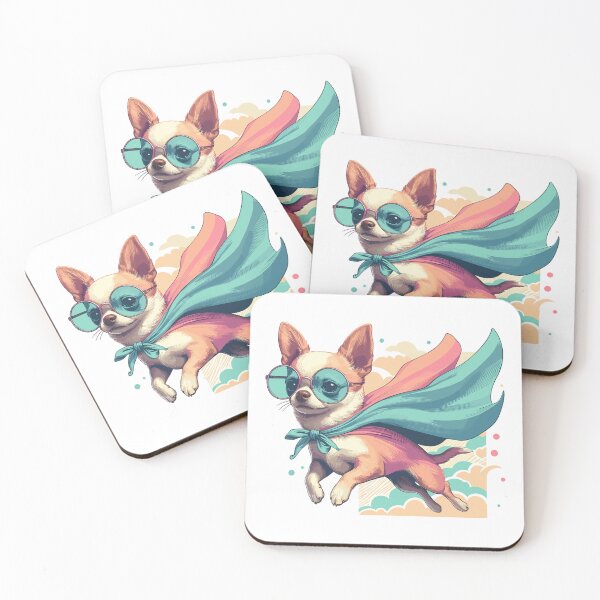 Item preview, Super Dog Chihuahua Hero Cape Chi Chis Gift designed and sold by Pineapple-Tree.