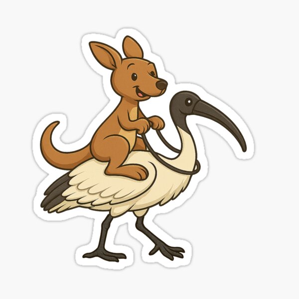 Item preview, Bin Chicken Kangaroo designed and sold by LeoDaVinki.