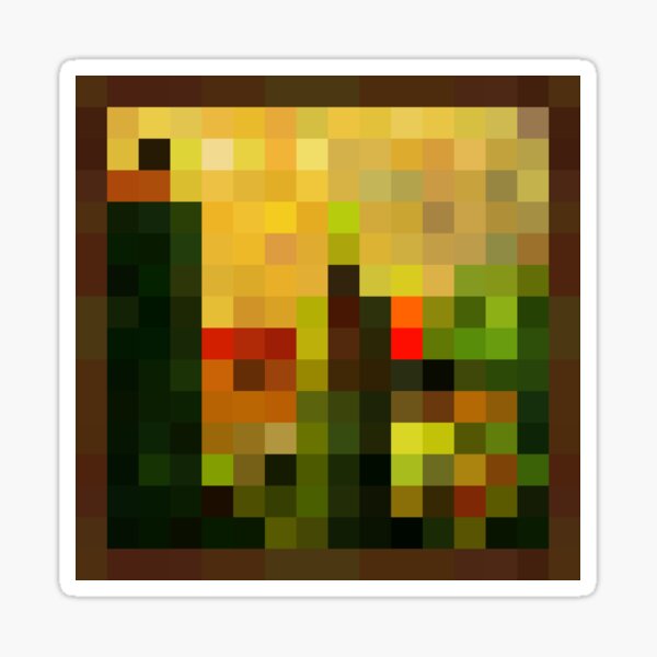 Item preview, "Albanian" Minecraft Painting designed and sold by Vintage Visions Art.