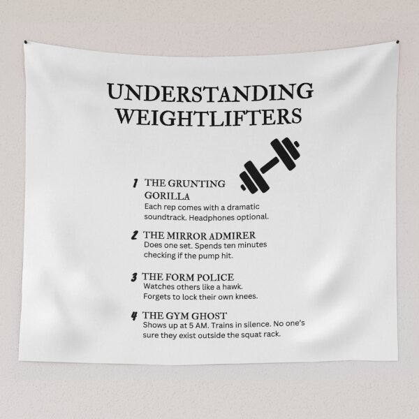 Item preview, Understanding Weightlifters  – Funny Gym Life Definitions designed and sold by PsyFlow35.