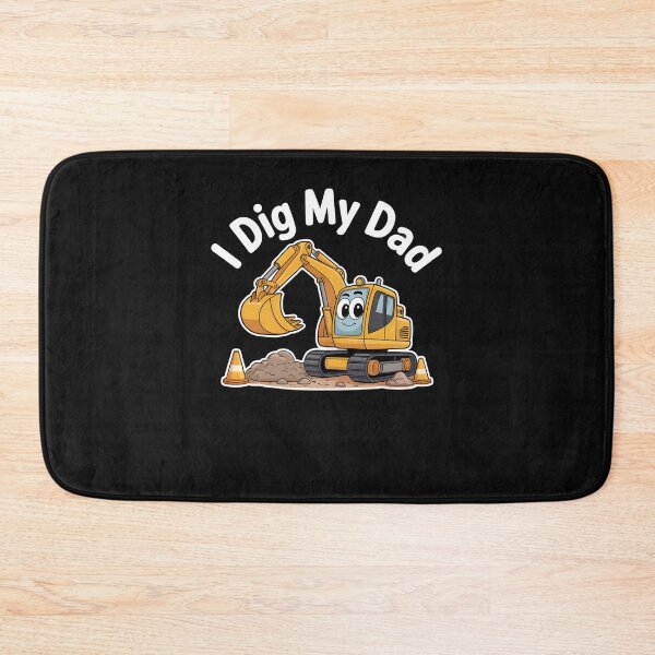 Item preview, Fathers Day Excavator For Kids Construction Toddler Boy Dad designed and sold by clothesy7.