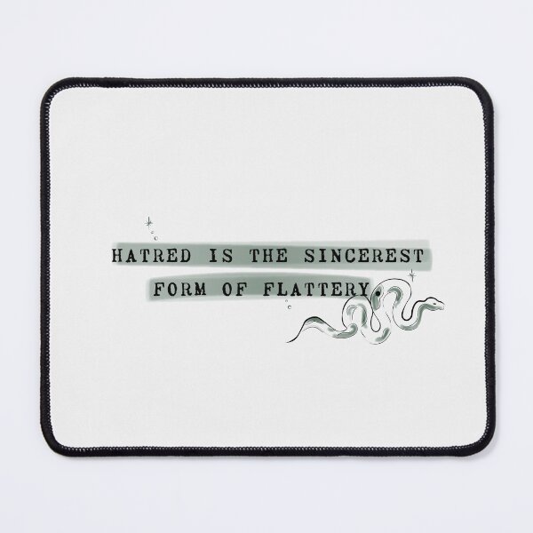 Item preview, hatred is the sincerest form of flattery. | if we were villains designed and sold by Pinu92.