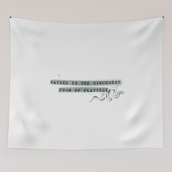 Item preview, hatred is the sincerest form of flattery. | if we were villains designed and sold by Pinu92.