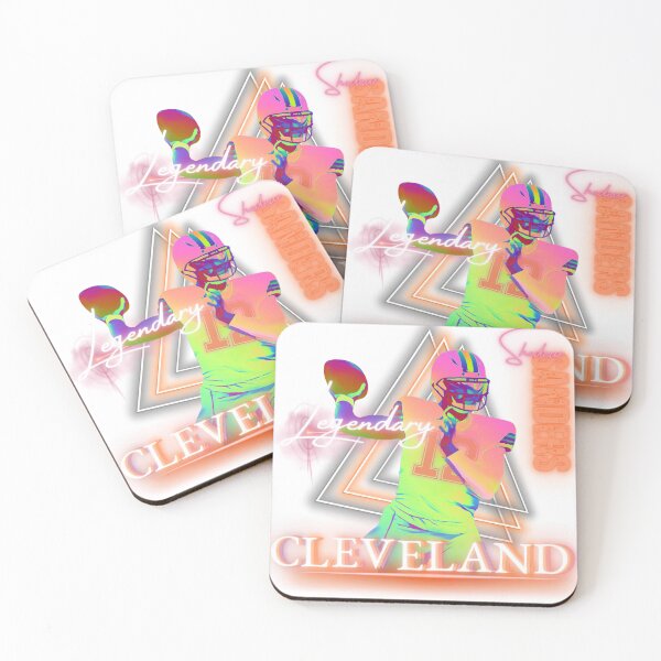 Item preview, Shedeur Sanders Browns Neon Unisex designed and sold by CLand1Nation.