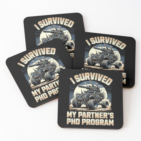 Item preview, I Survived My Partner's PhD Program | Spouse PhD Graduation | Partner PhD Graduation | Wife PhD Graduation | Wife Doctorate | Non Binary PhD designed and sold by jadedscientist.