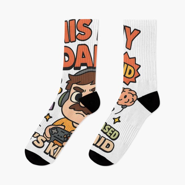 Item preview, This Is My Dad… He’s Kinda Mid | Funny Gen Z Gamer Dad Digital Art | Authentic Father’s Day Meme Print 2025 designed and sold by AnnDesignStudio.