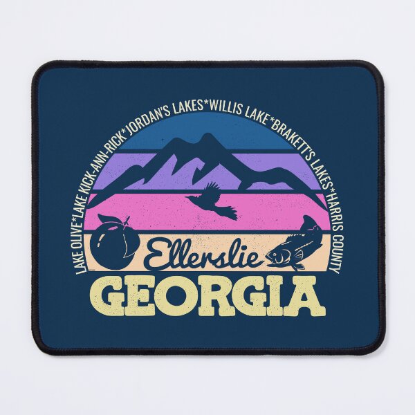 Item preview, Ellerslie Georgia Sunset Retro Vintage Local Pride Logo designed and sold by CRHPOD20.
