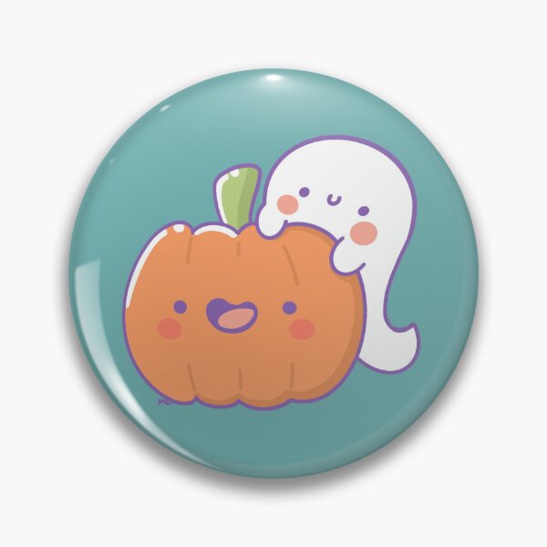 Item preview, Halloween Friends | Kawaii Ghost & Pumpkin designed and sold by Sugar-Bubbles.