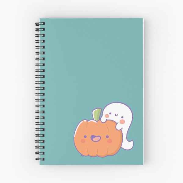 Item preview, Amigos de Halloween | Fantasma y calabaza kawaii designed and sold by Sugar-Bubbles.