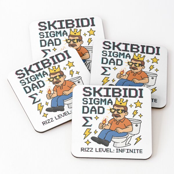 Item preview, Skibidi Sigma Dad | Rizz Level: Infinite | Gen Z Meme Father’s Day Digital Art 2025 designed and sold by AnnDesignStudio.