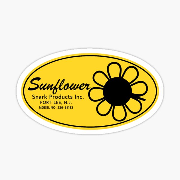 Item preview, Autocollant tournesol Snark designed and sold by FeralAtBest.