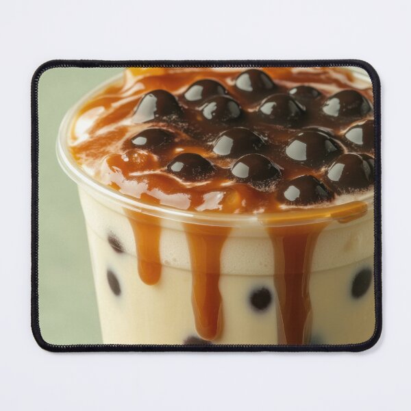 Item preview, Caramel drizzle bubble tea designed and sold by anytka.