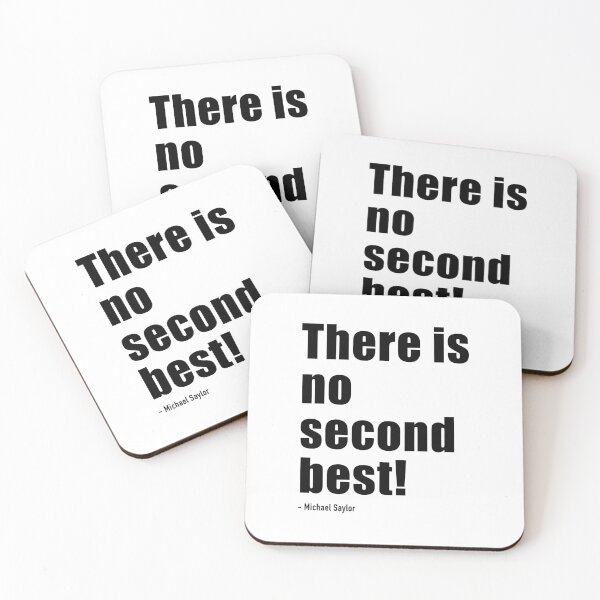 Item preview, There is no second best! - Bitcoin Quotes designed and sold by CyberRex.