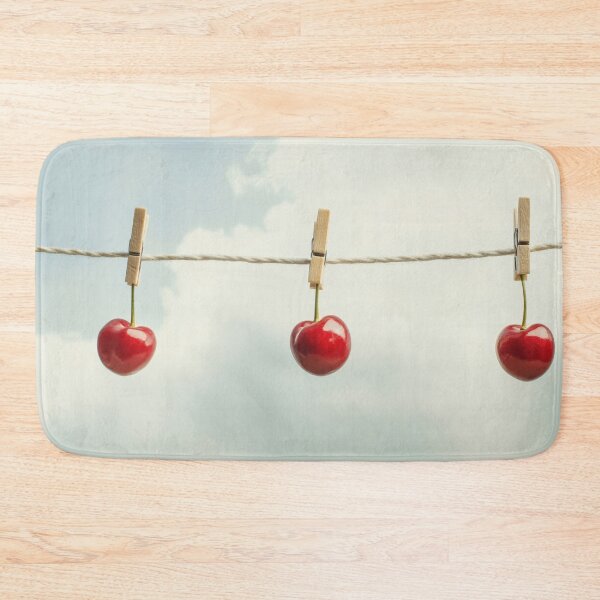 Item preview, Cherries hanging on a line outdoors designed and sold by anytka.
