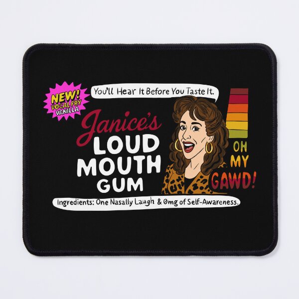 Item preview, Janice’s Loud Mouth Gum – OH MY GAWD Parody Design designed and sold by from here 2 mars.