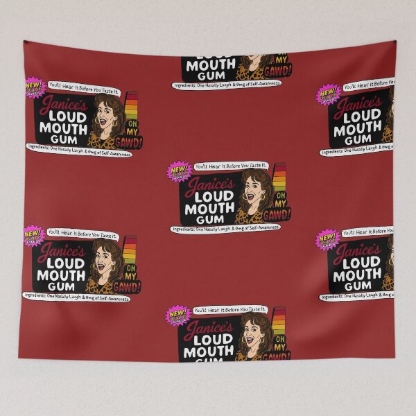 Item preview, Janice’s Loud Mouth Gum – OH MY GAWD Parody Design designed and sold by from here 2 mars.