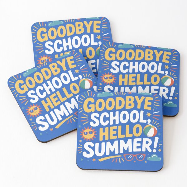 Item preview, Goodbye School, Hello Summer - Fun Beach Sunglasses Design designed and sold by MABROTH.