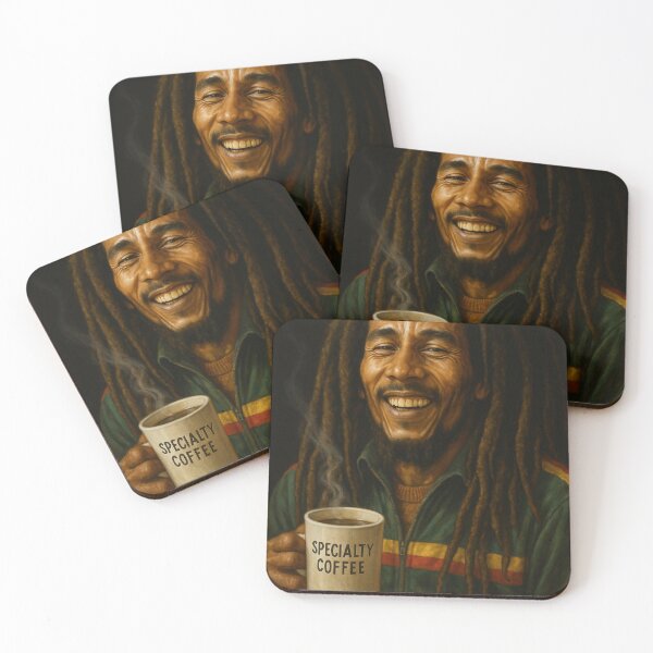 Item preview, Bob Marley Drinking Coffee designed and sold by MiguelCoffee.