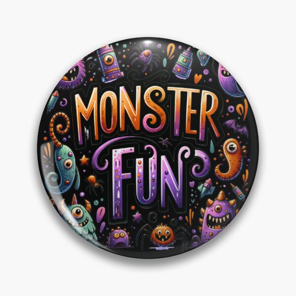Item preview, Monster Fun Illustration: Funny cartoon monster graphic for monster fun. designed and sold by KolbaVison.