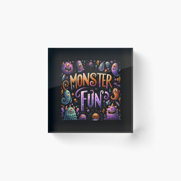 Item preview, Monster Fun Illustration: Funny cartoon monster graphic for monster fun. designed and sold by KolbaVison.