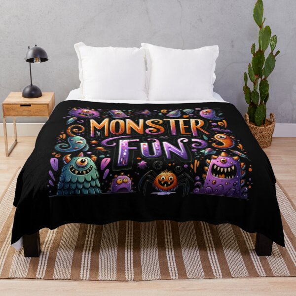 Item preview, Monster Fun Illustration: Funny cartoon monster graphic for monster fun. designed and sold by KolbaVison.