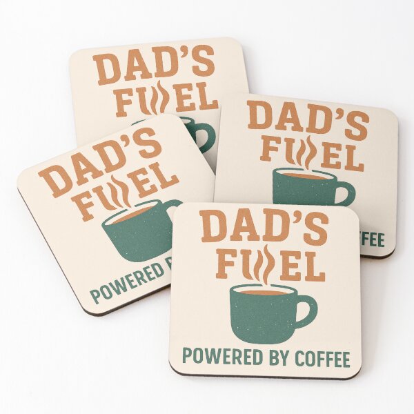 Item preview, Dad's Fuel - Powered by Coffee designed and sold by QWTees.