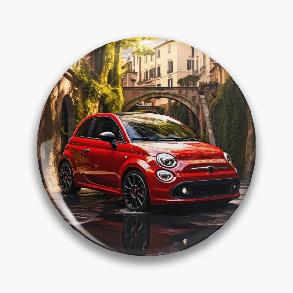 Item preview, Italian Sports Car Reflected On Picturesque Old Town Street designed and sold by RevUpDesign.